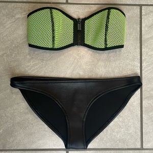 Neoprene bikini strapless
